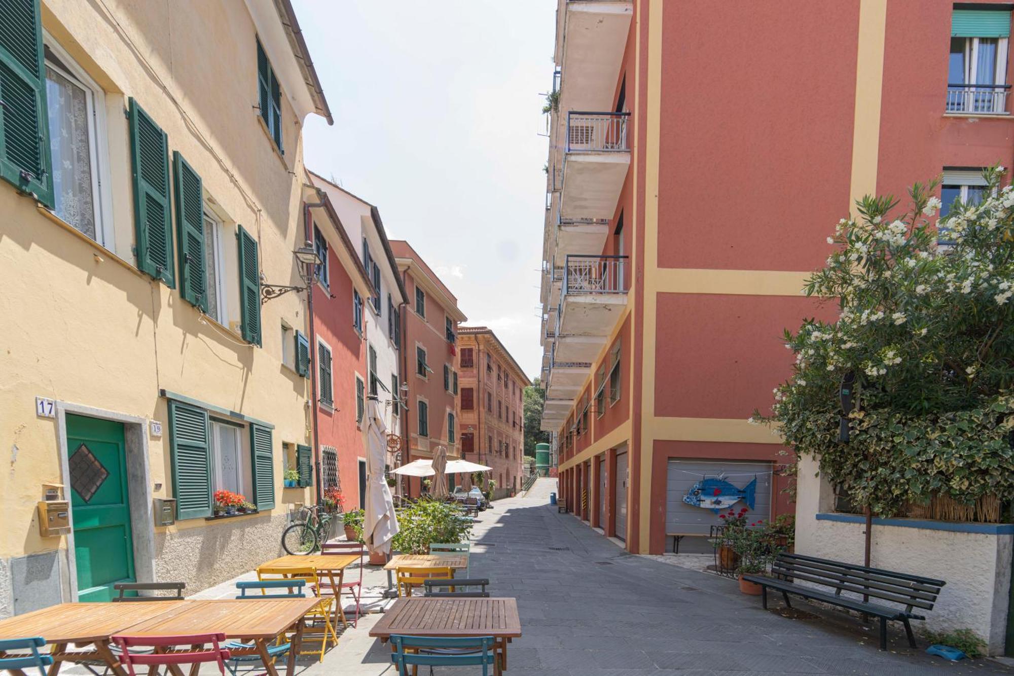 096 - Casa Al Borgo Cavi Di Lavagna, 150 Metri Dal Mare Lejlighed Eksteriør billede